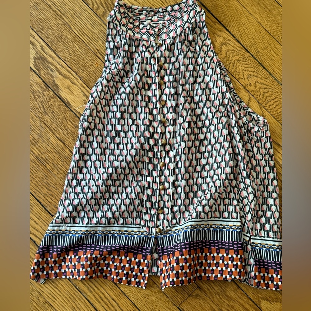 Anthropologie Maeve Geometric Patterned Tank - Size Small